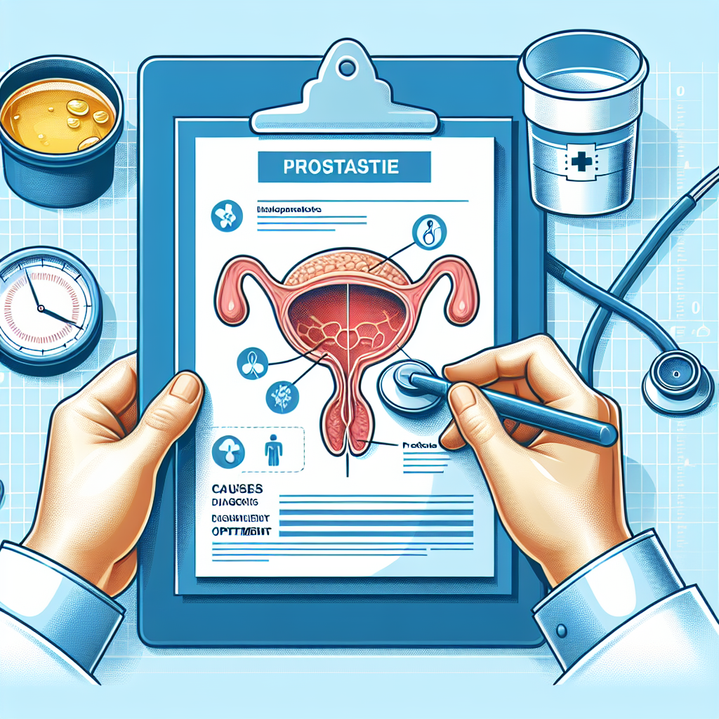 Ilustrace příčin, diagnostiky a léčebných možností prostatitidy