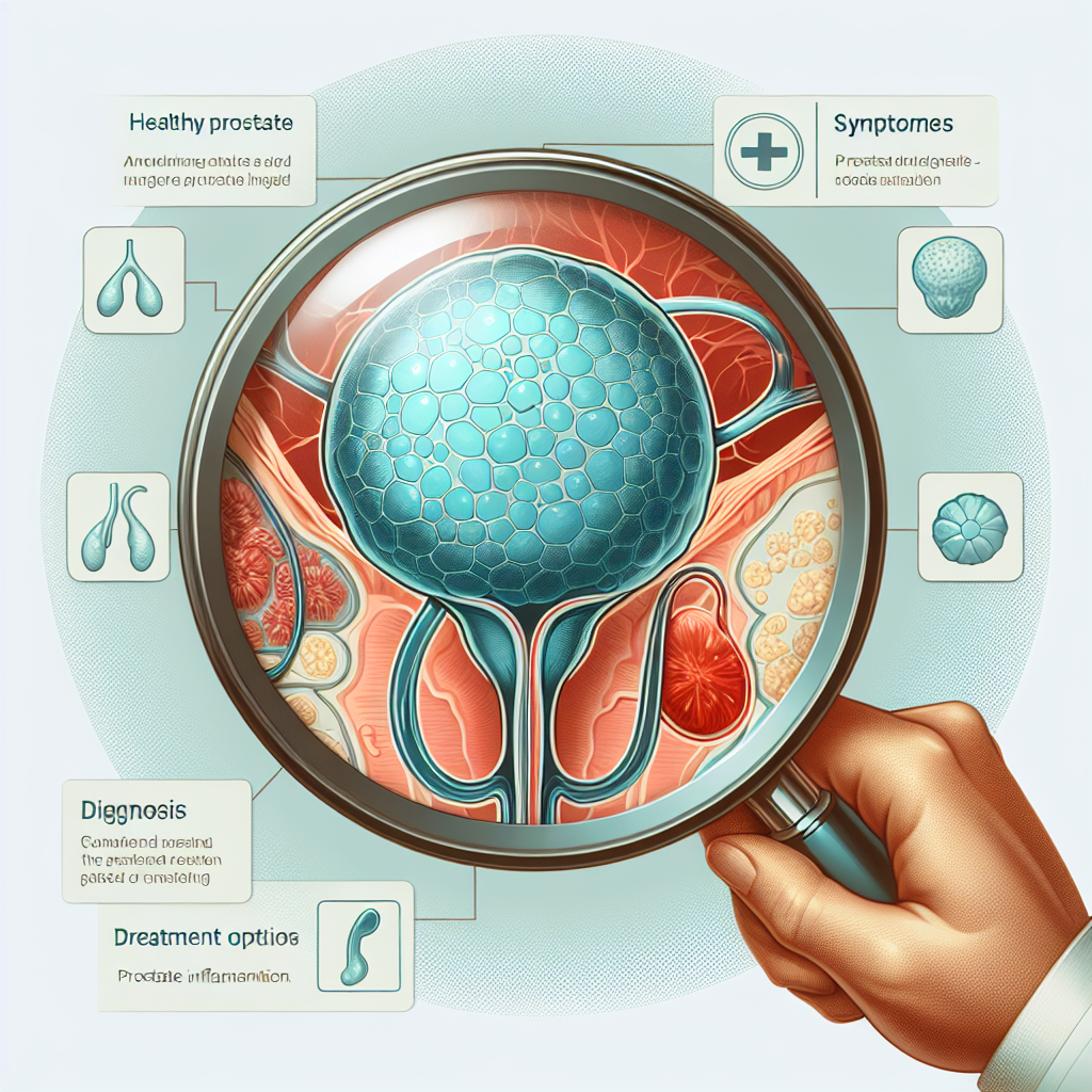 Ilustrační obrázek, který objasňuje problematiku prostatitidy a dostupné léčebné možnosti.