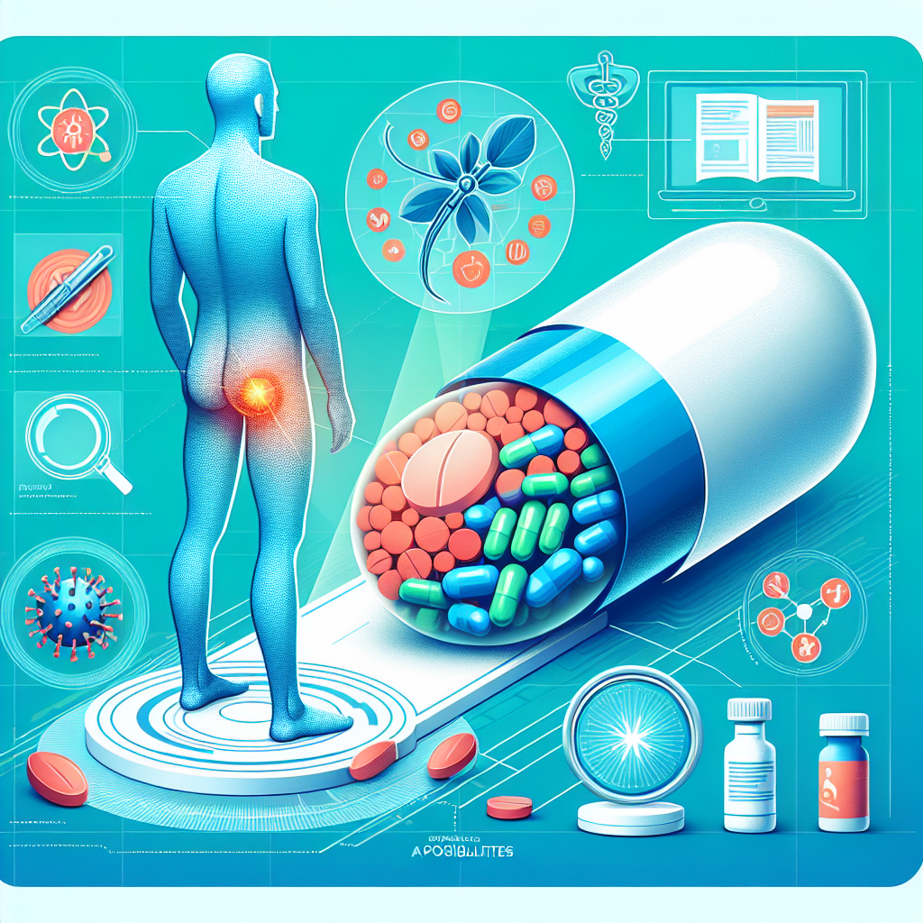 Tablety antibiotika Keflex vedle sklenice vody a lékařské předpisové karty, ilustrace léčby prostatitidy.